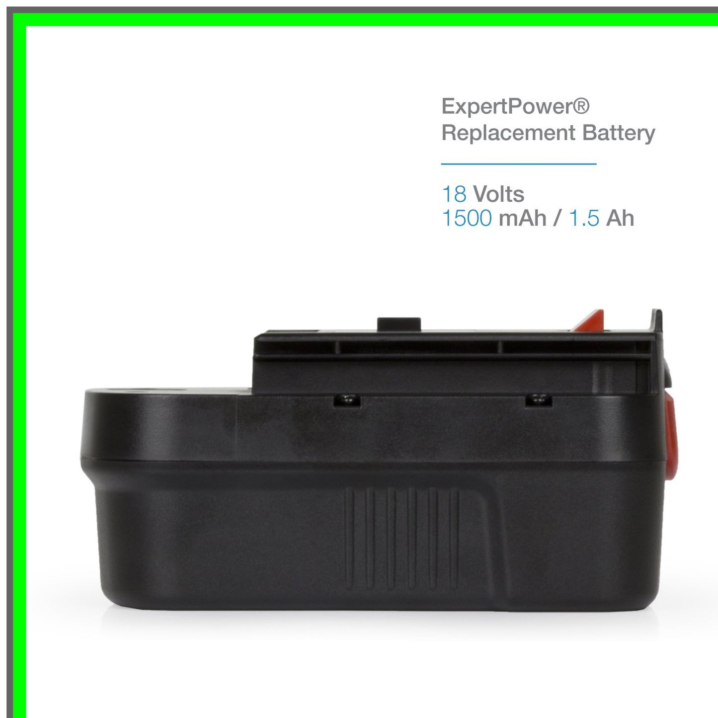 High-Performance 18V 1500mAh NiCd Battery for Black & Decker Tools