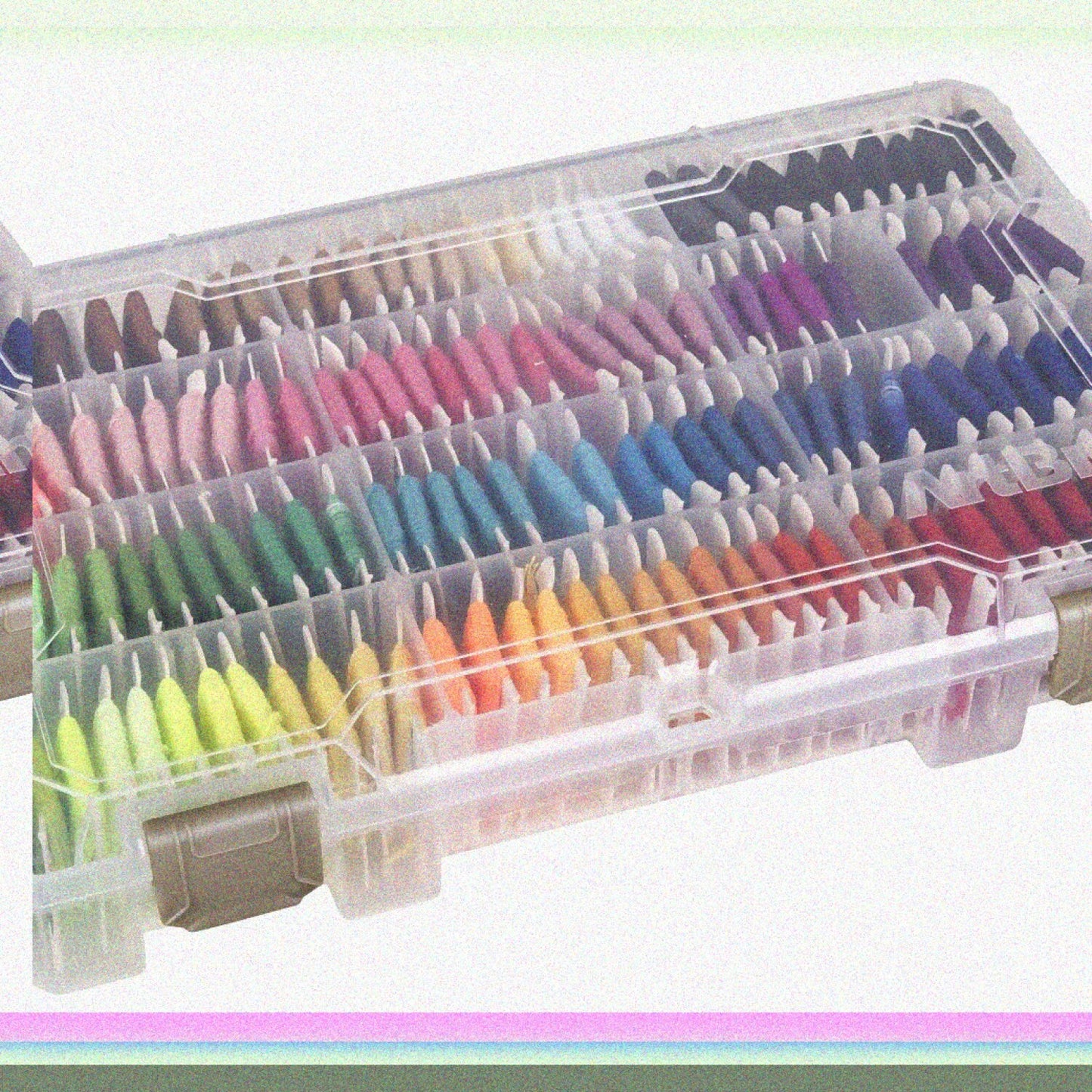 Floss Finder Box, Clear, 1 Plastic Storage Case