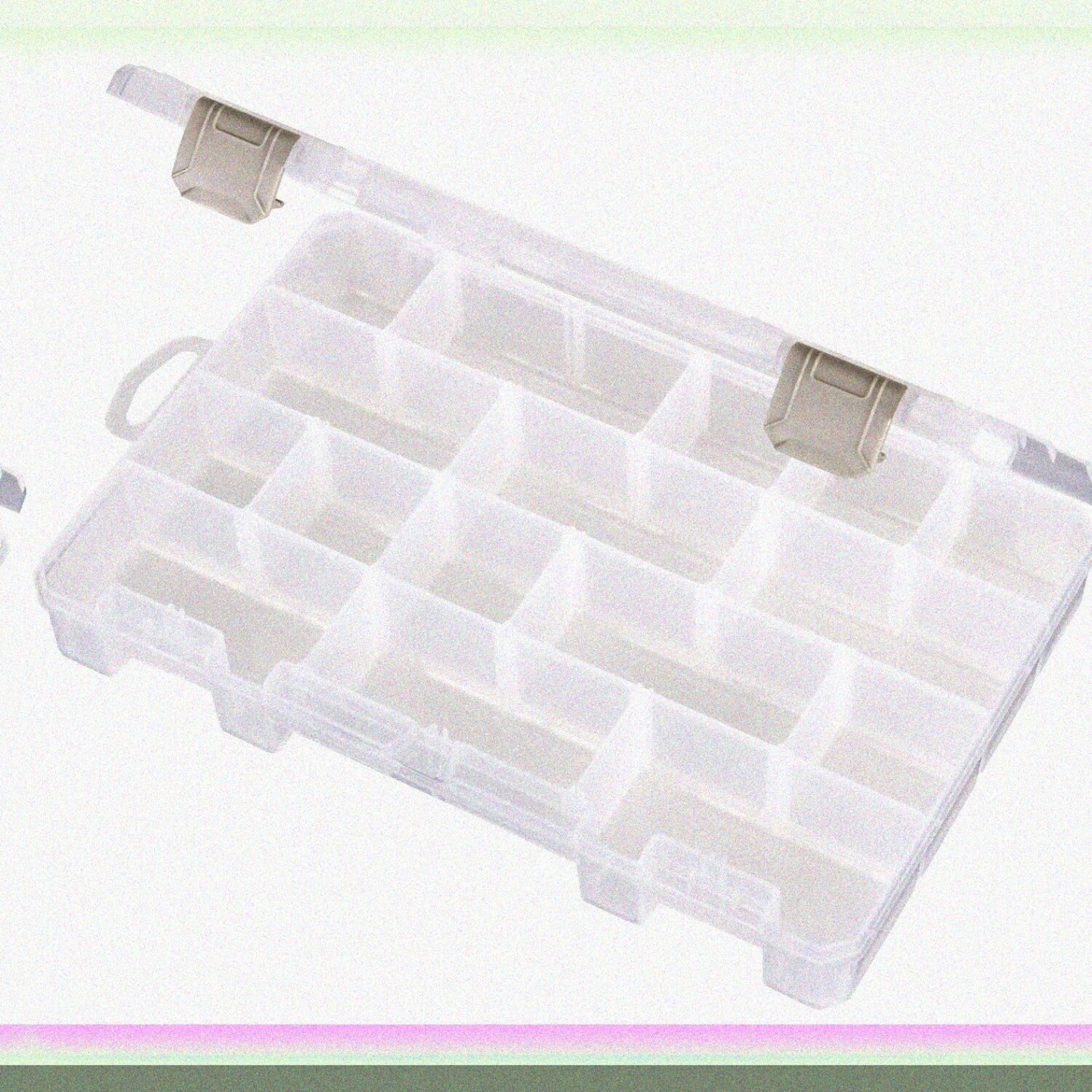 Floss Finder Box, Clear, 1 Plastic Storage Case