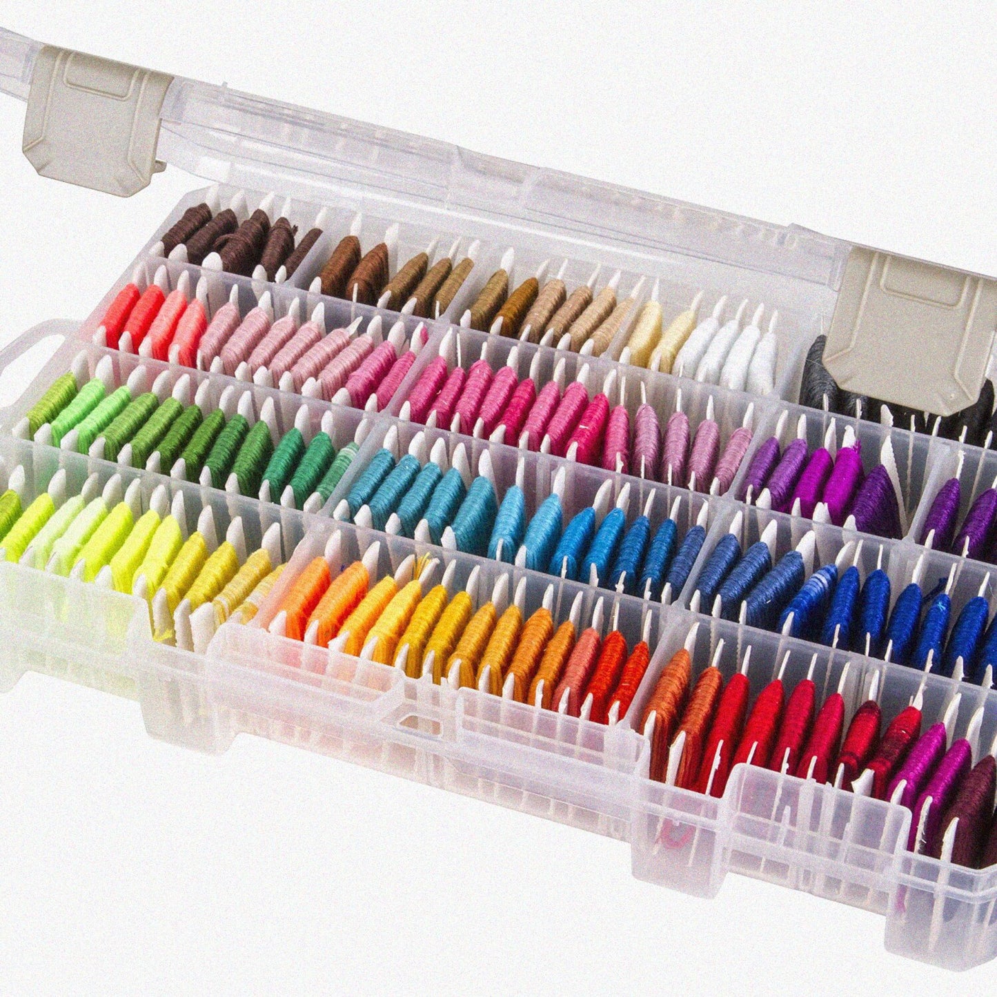 Floss Finder Box, Clear, 1 Plastic Storage Case