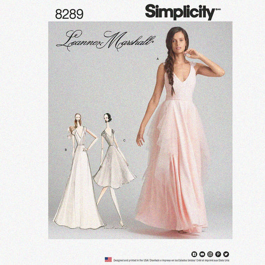 Women's Special Occasion Dress Sewing Pattern Sizes 4-12