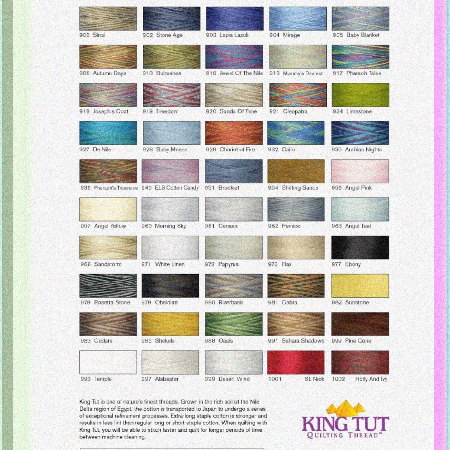 Cotton Candy Quilting Thread 2000 Yard Cone