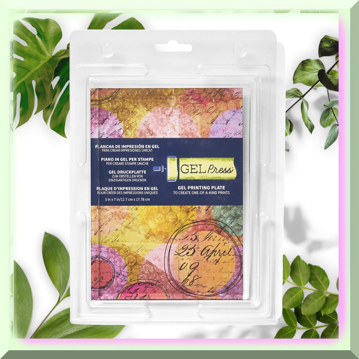 Reusable 5x7 Monoprinting Plate for Art and Crafts