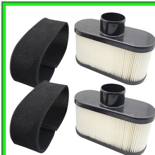 Kawasaki Compatible 2 Pack Air Filter Pre Filter for Engine Protection