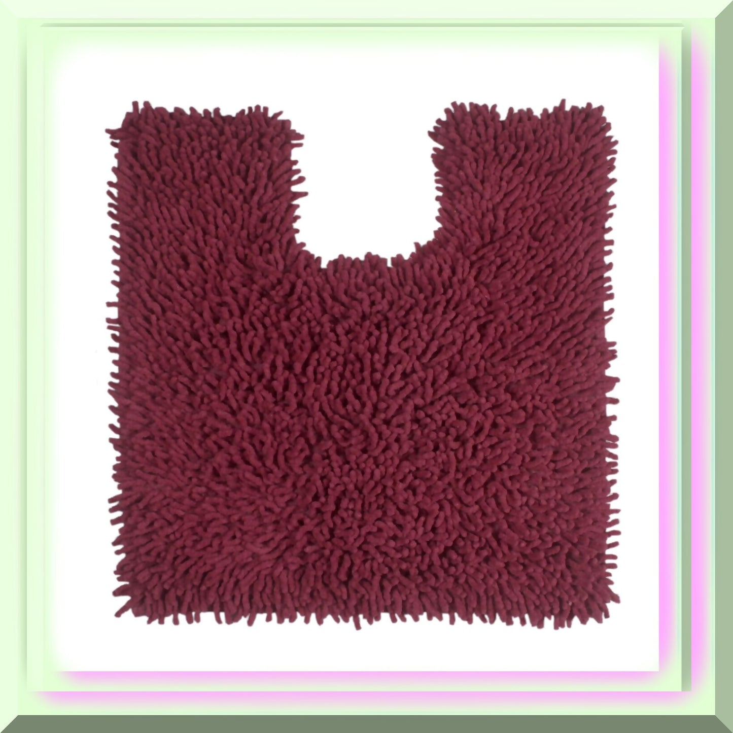 Cotton Bath Rug Set 20x20 Red
