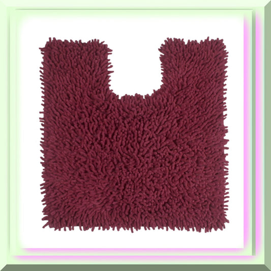Cotton Bath Rug Set 20x20 Red