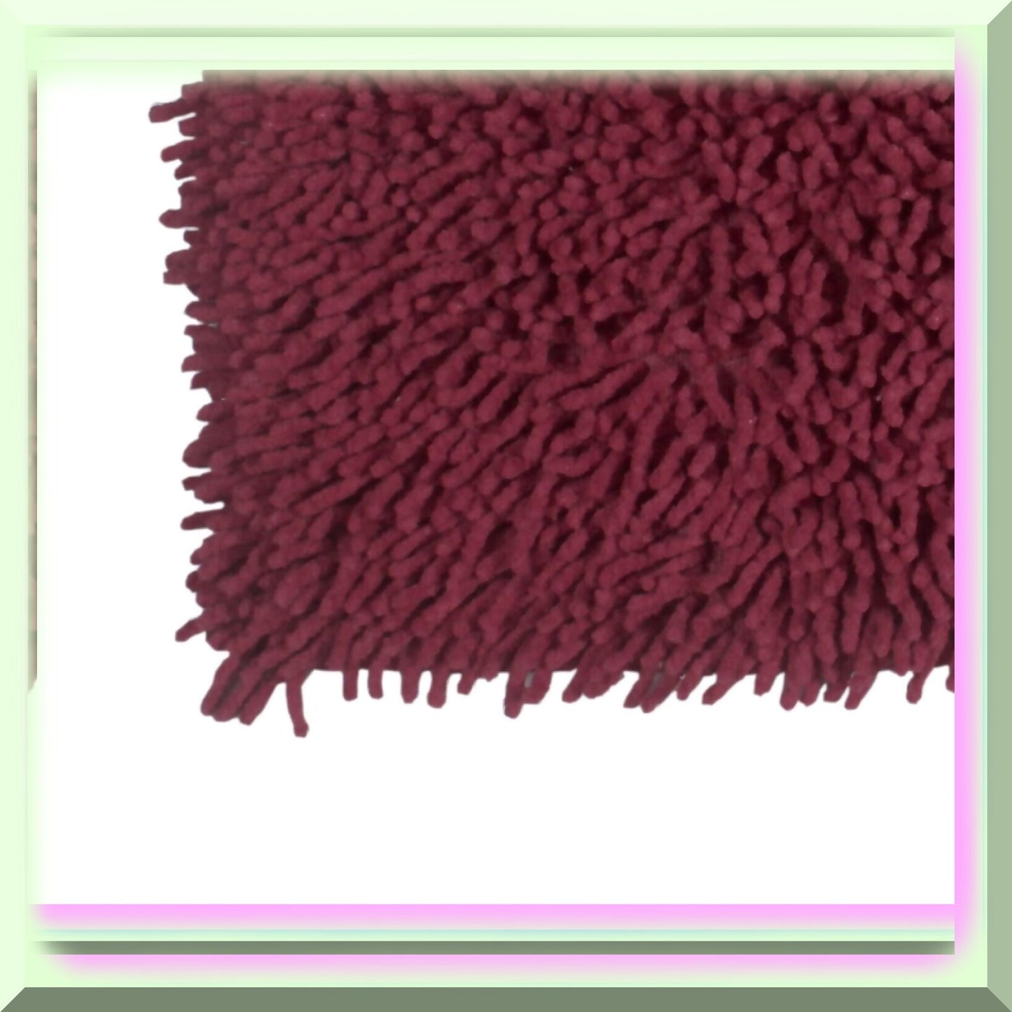Cotton Bath Rug Set 20x20 Red