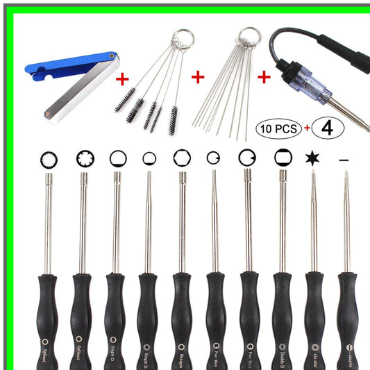 Carburetor Tune-Up Tool Kit with Case and Spark Tester for 2 Cycle Engines