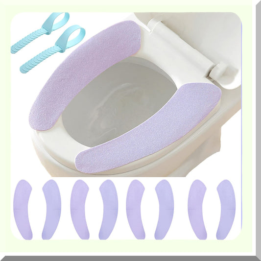 4 Pairs Tet Seat Cover with Handles Purple