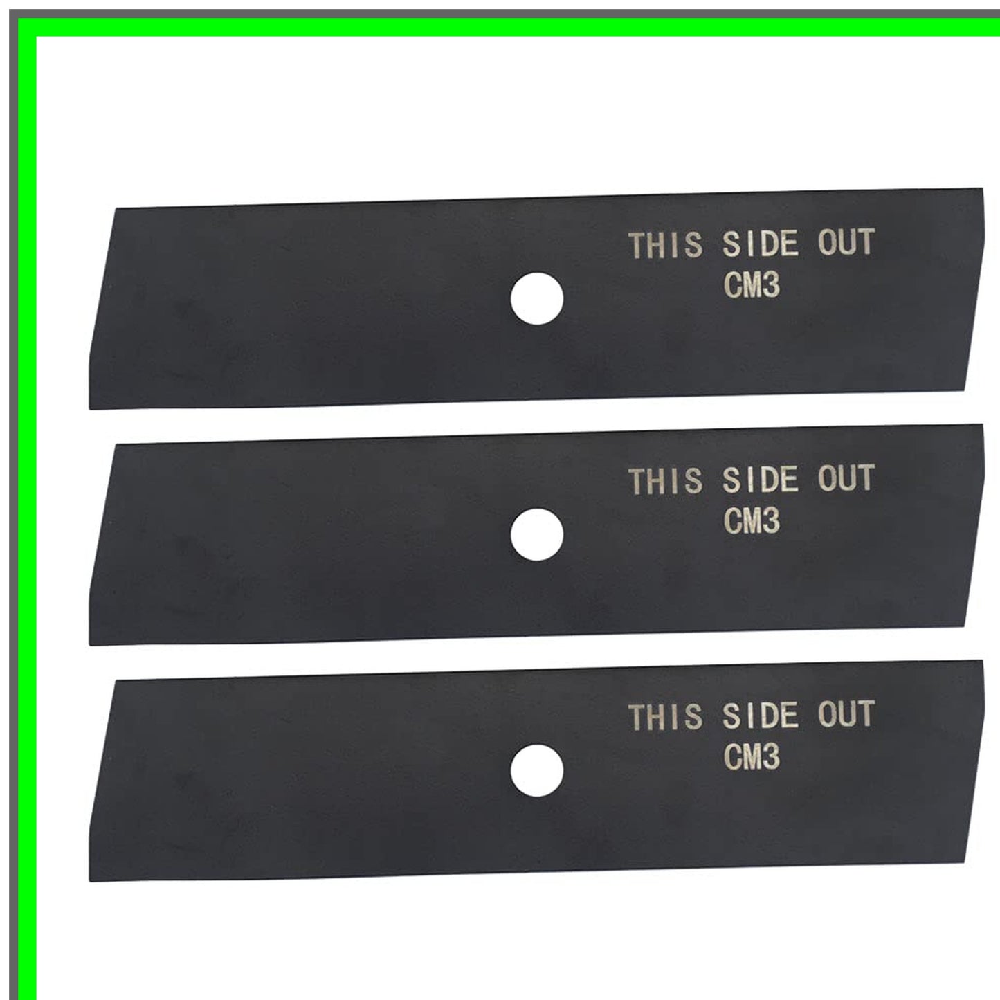 Versatile 3-Pack 9-Inch Edger Blades for Vertical Shaft Models 77210-79754