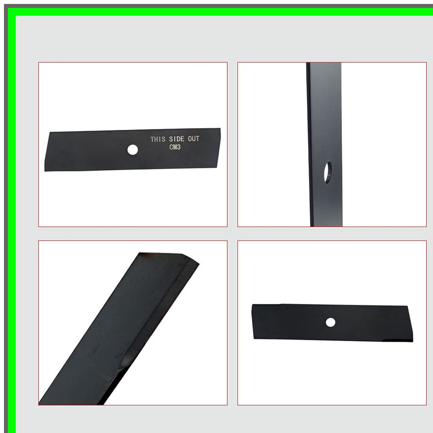 Versatile 3-Pack 9-Inch Edger Blades for Vertical Shaft Models 77210-79754