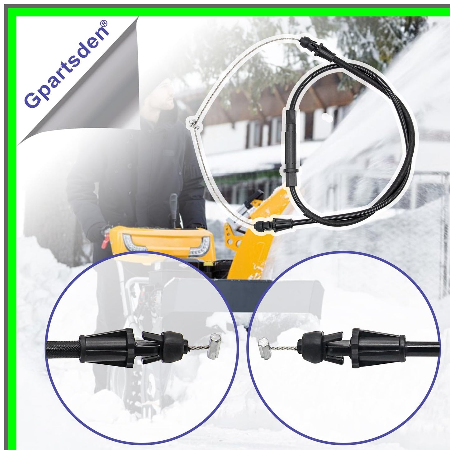 Husqvarna AYP Snowthrower Replacement Cable for Reliable Performance