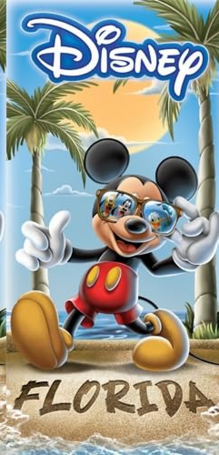 Mickey Mouse Beach Towel Florida