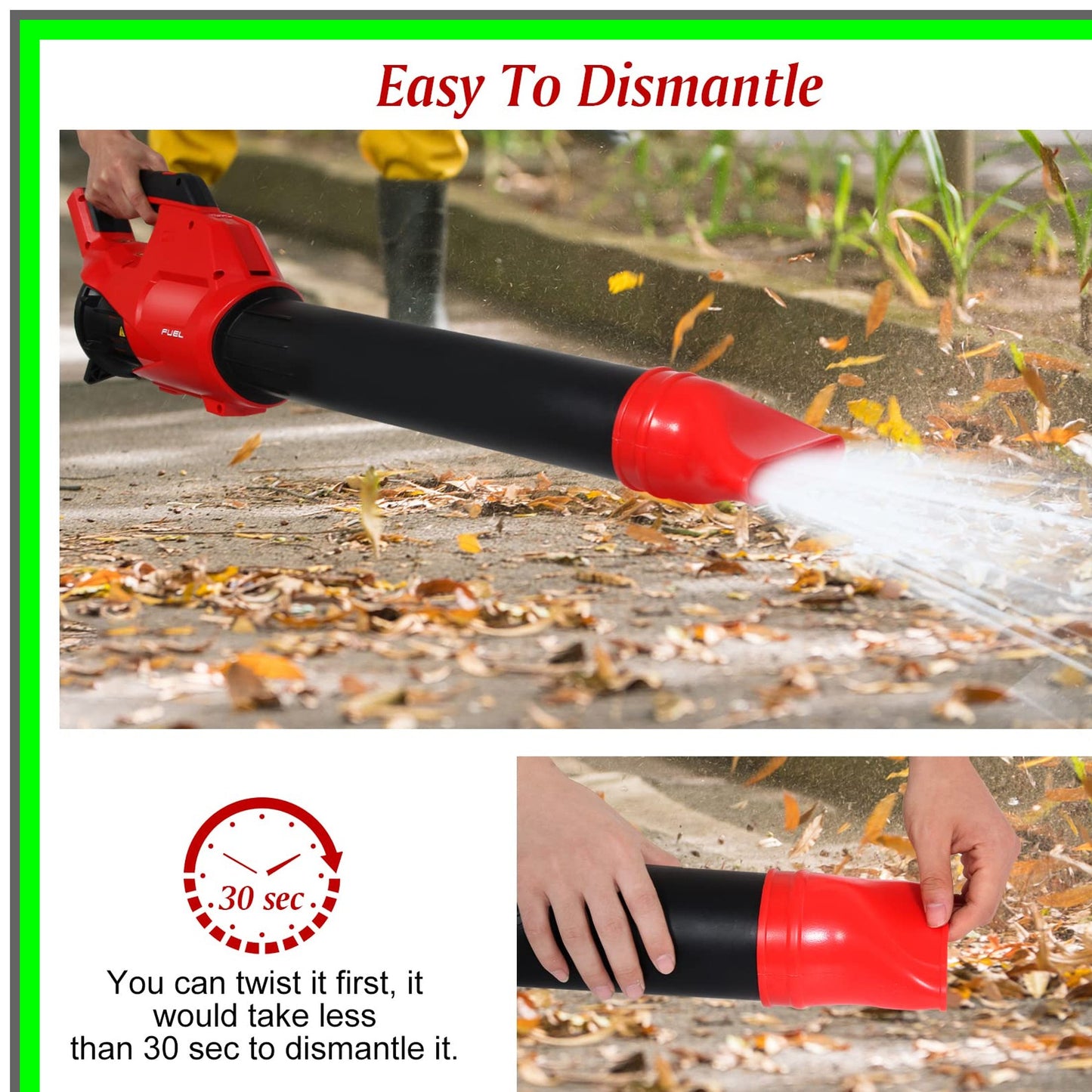 Milwaukee M18 Fuel Leaf Blower Flat Nozzle Attachment for Enhanced Performance