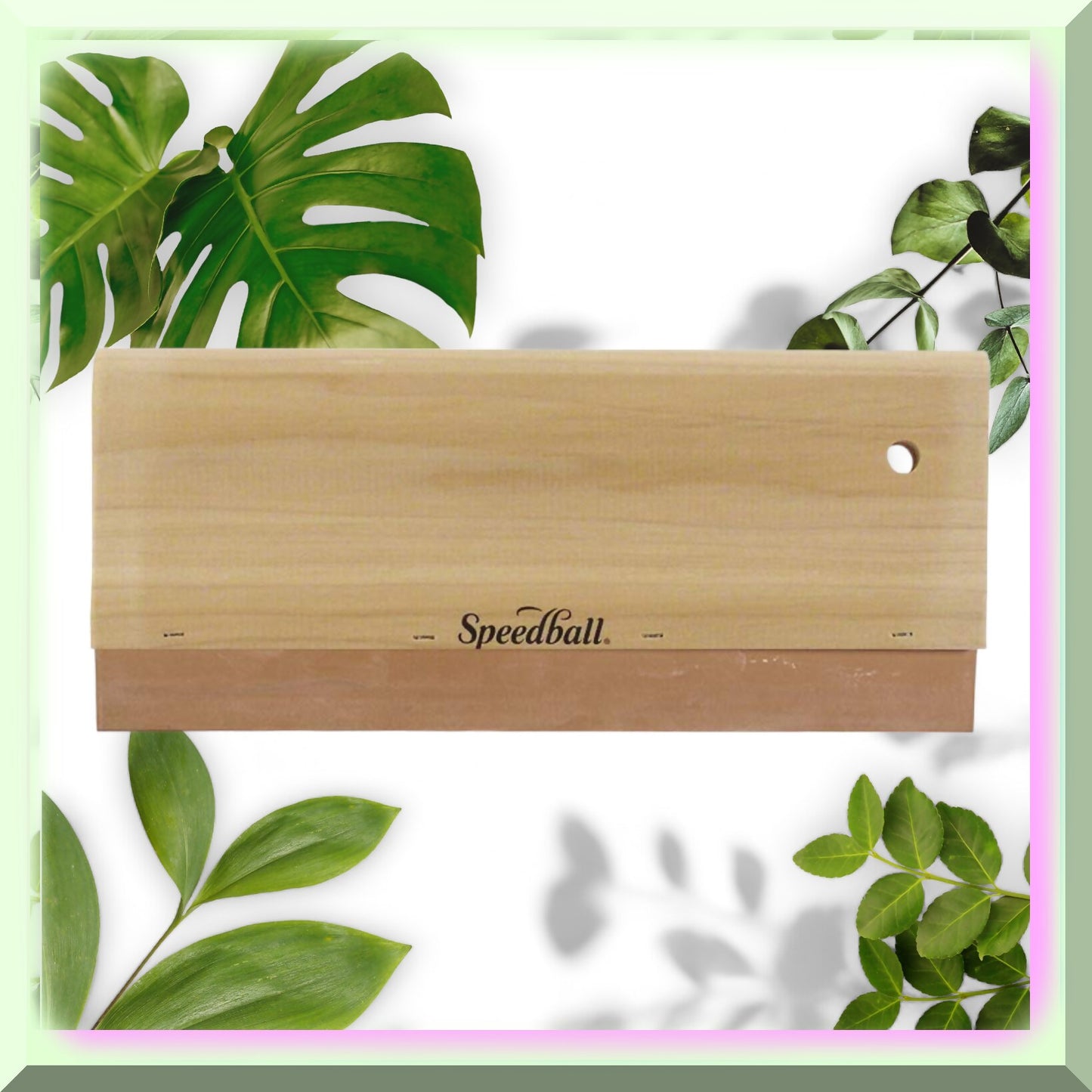12-Inch Neoprene Squeegee with Wooden Handle
