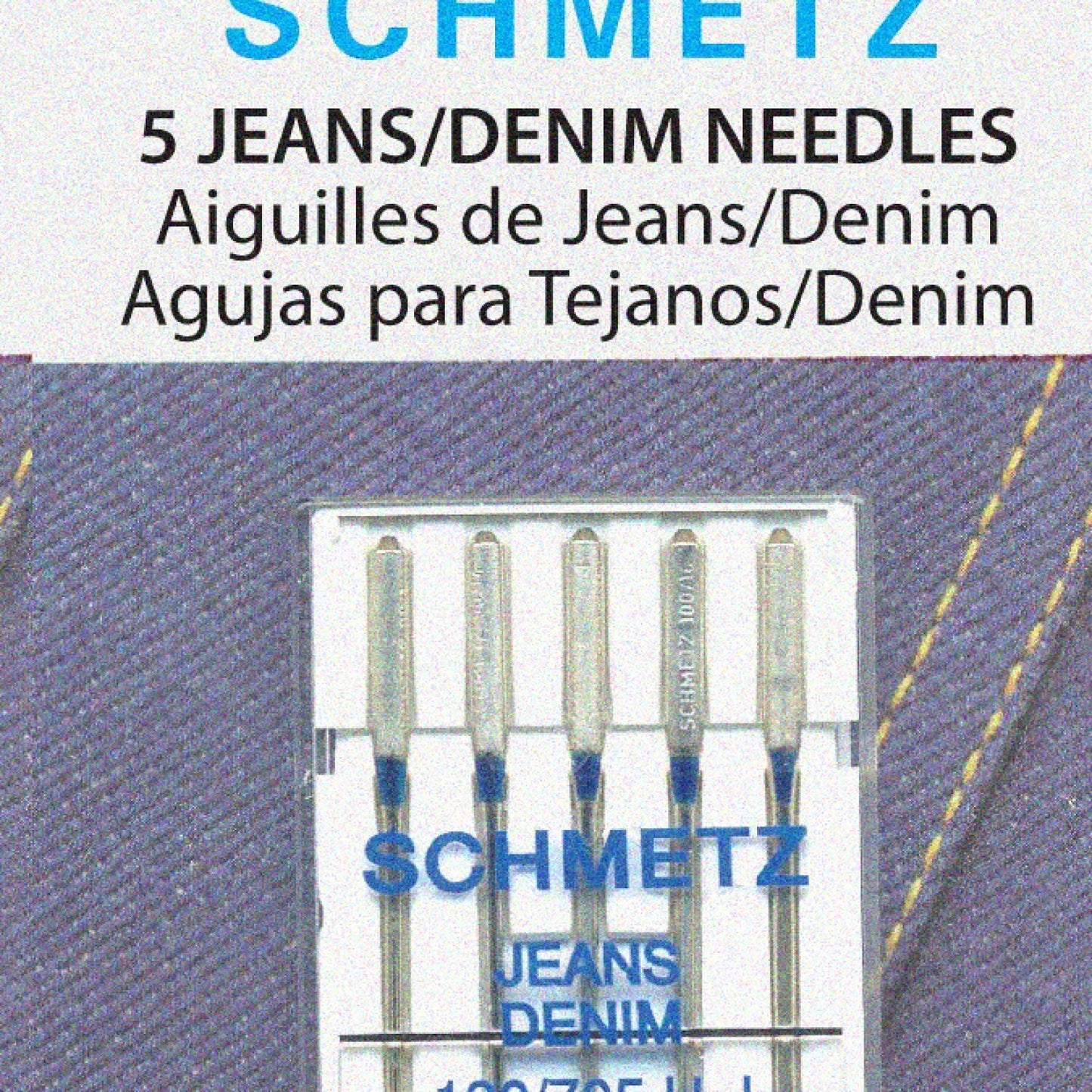 Jeans Sewing Machine Needles Assortment 5 Needles