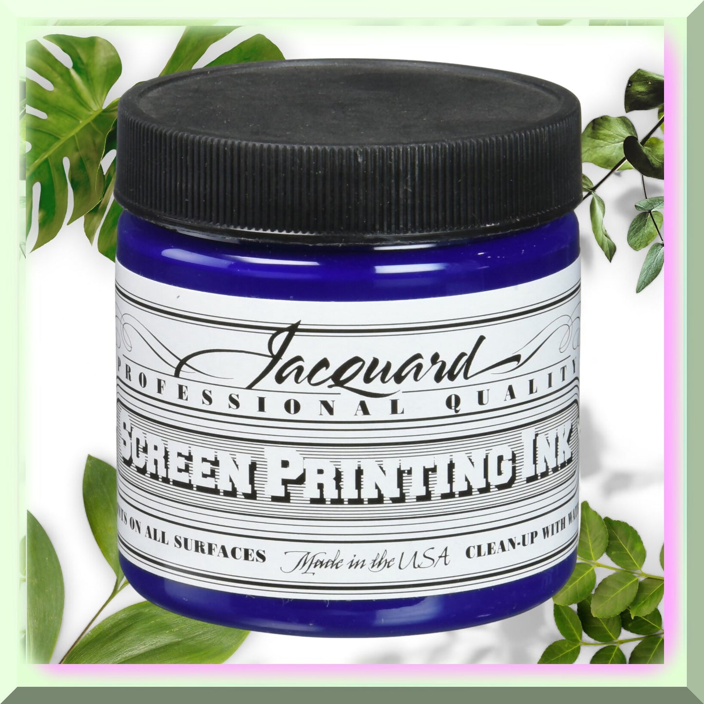 AquaPrint Pro Blue 4oz Water-Soluble Screen Ink