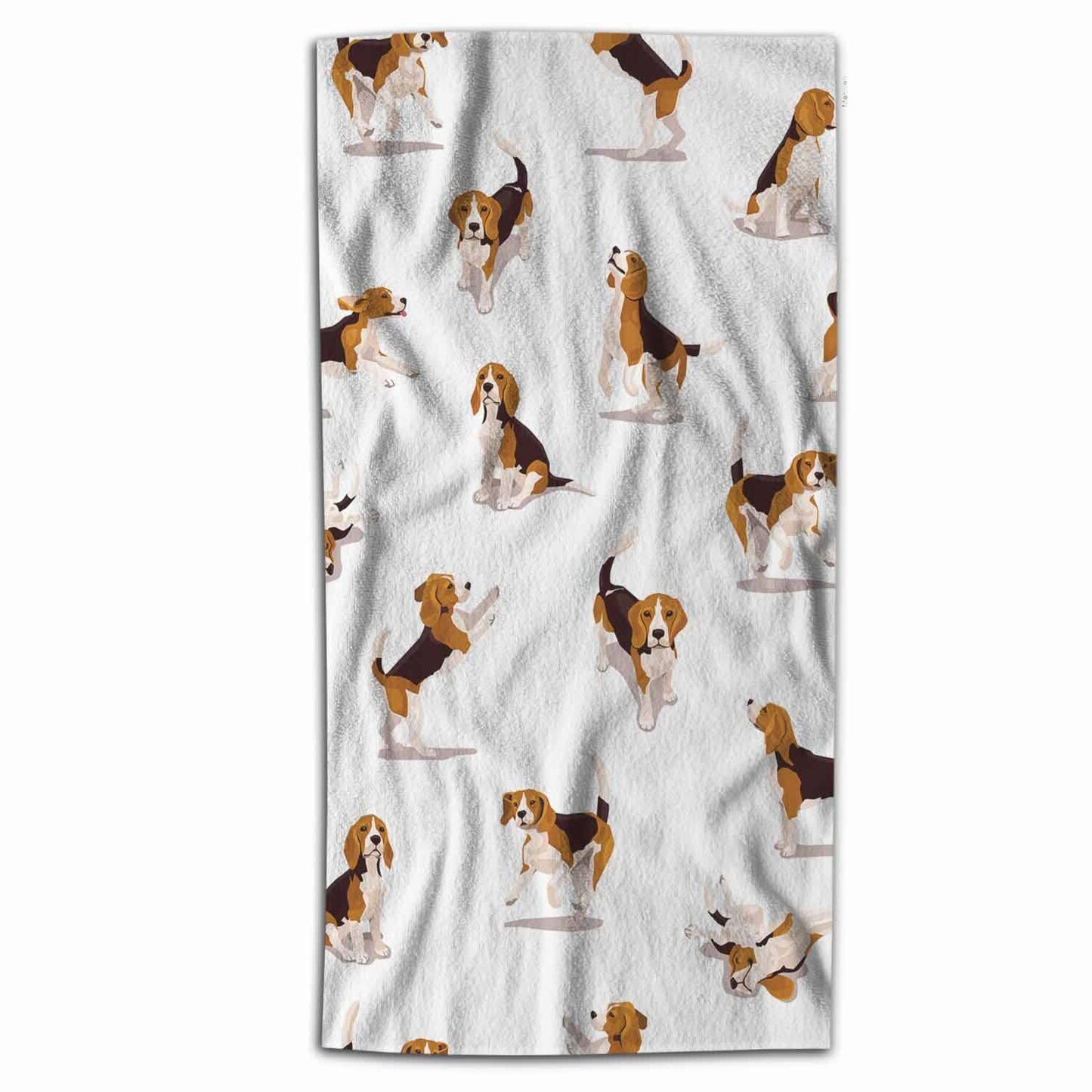 Flat Beagle Puppy Bath Towel 64x32 Inch
