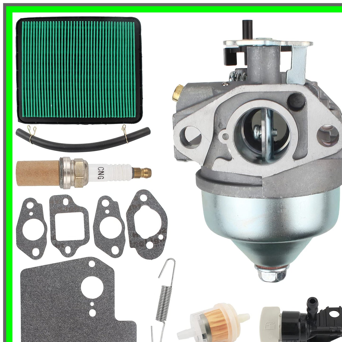 Honda GCV190 Carburetor and Air Filter Kit for Lawn Mower Engines