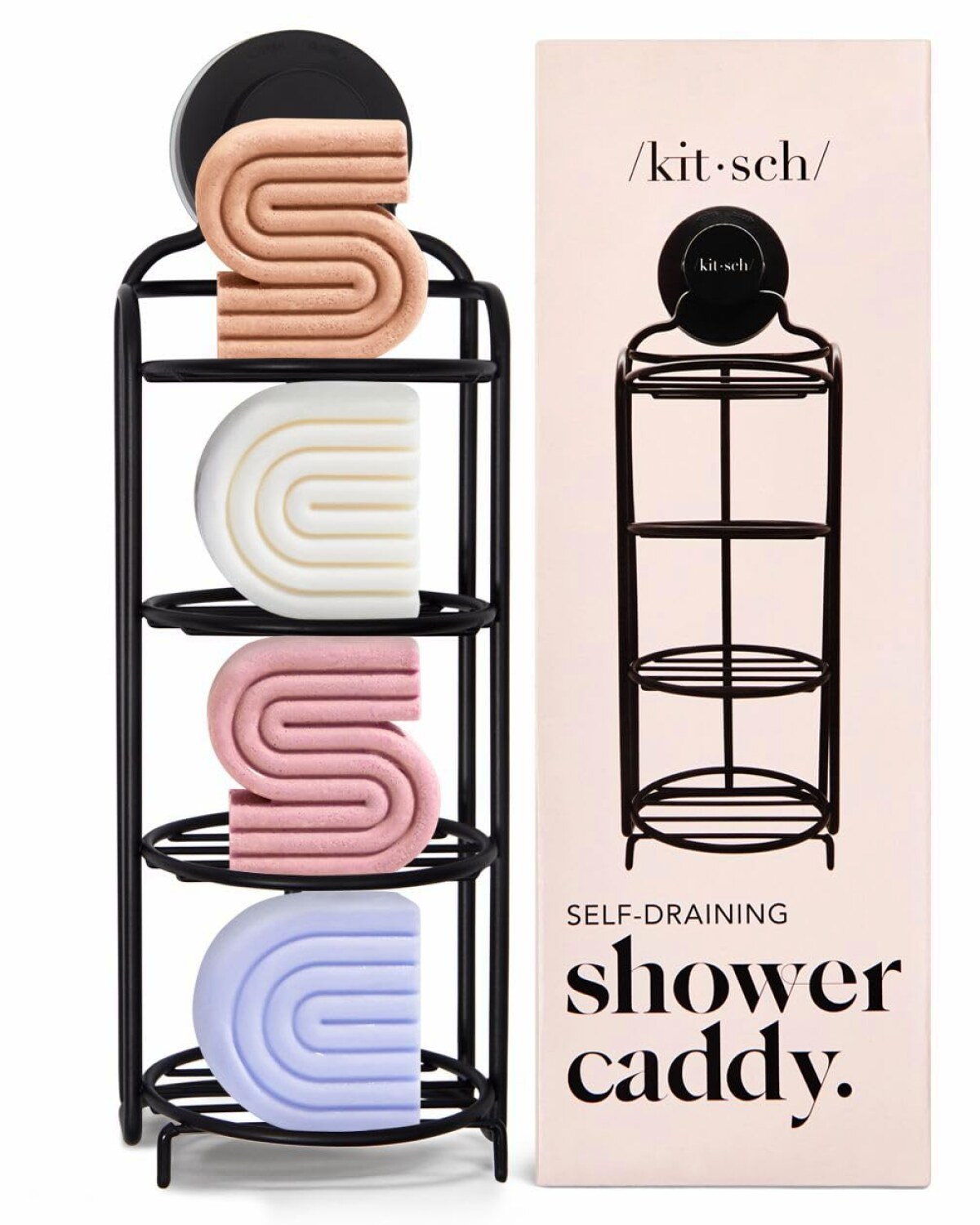 Stainless Steel Shower Soap Holder with Suction Cup