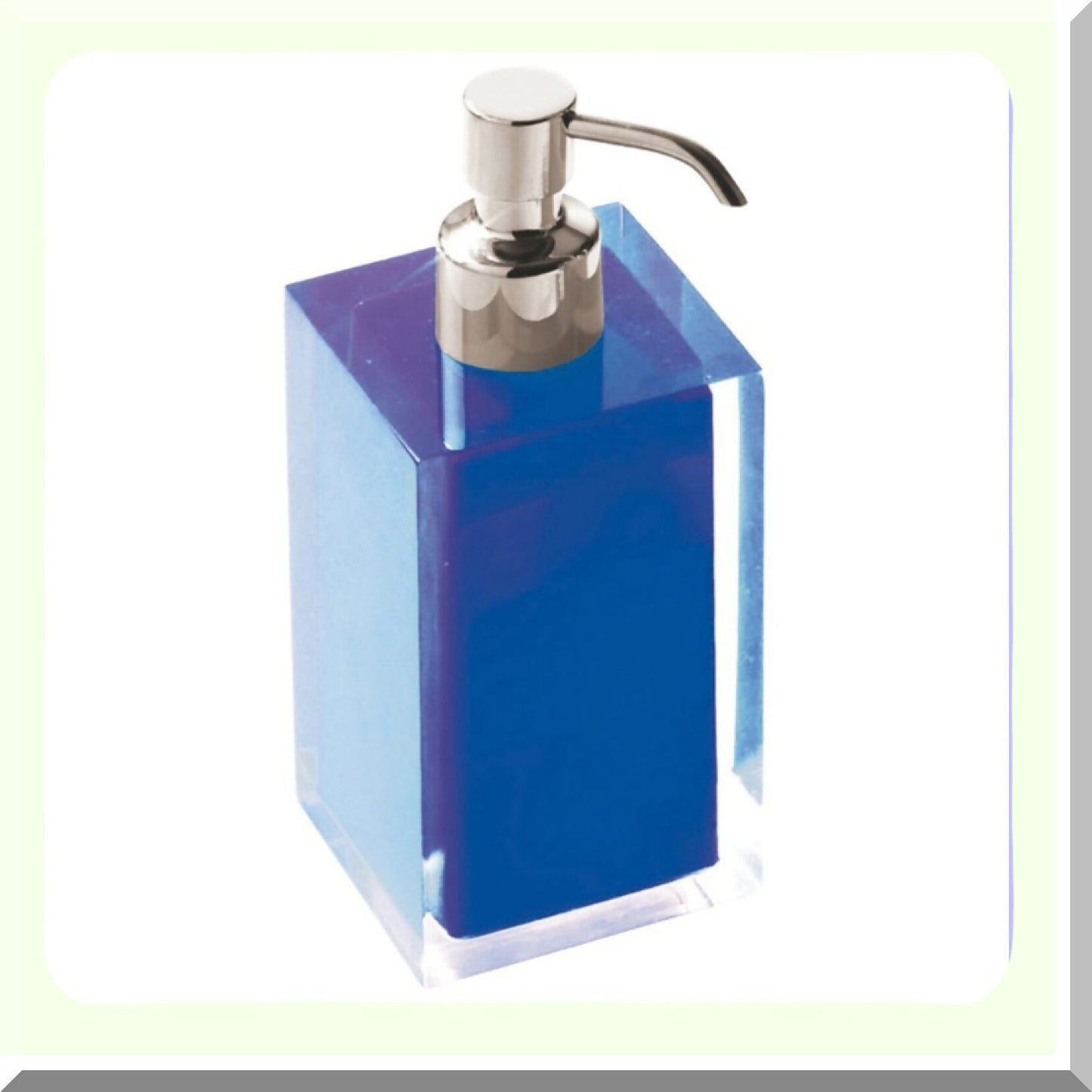 Rainbow Soap Dispenser Blue 0.9" x 2.76"