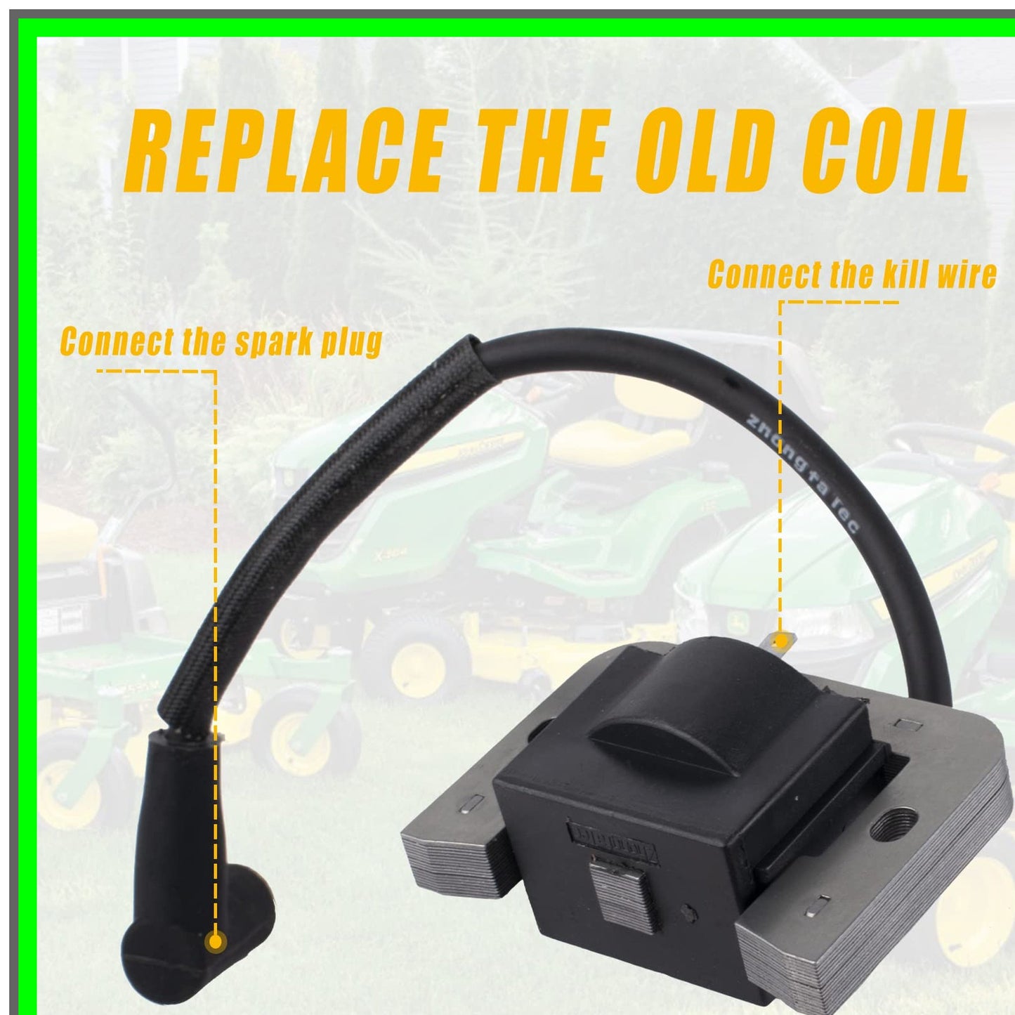 Ignition Coil Module Set for KT ZT 7000 Series Lawn Mowers 2Pcs