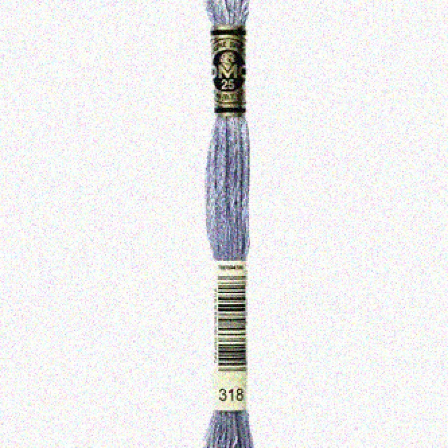 Silver Cotton Embroidery Thread 318 Meters