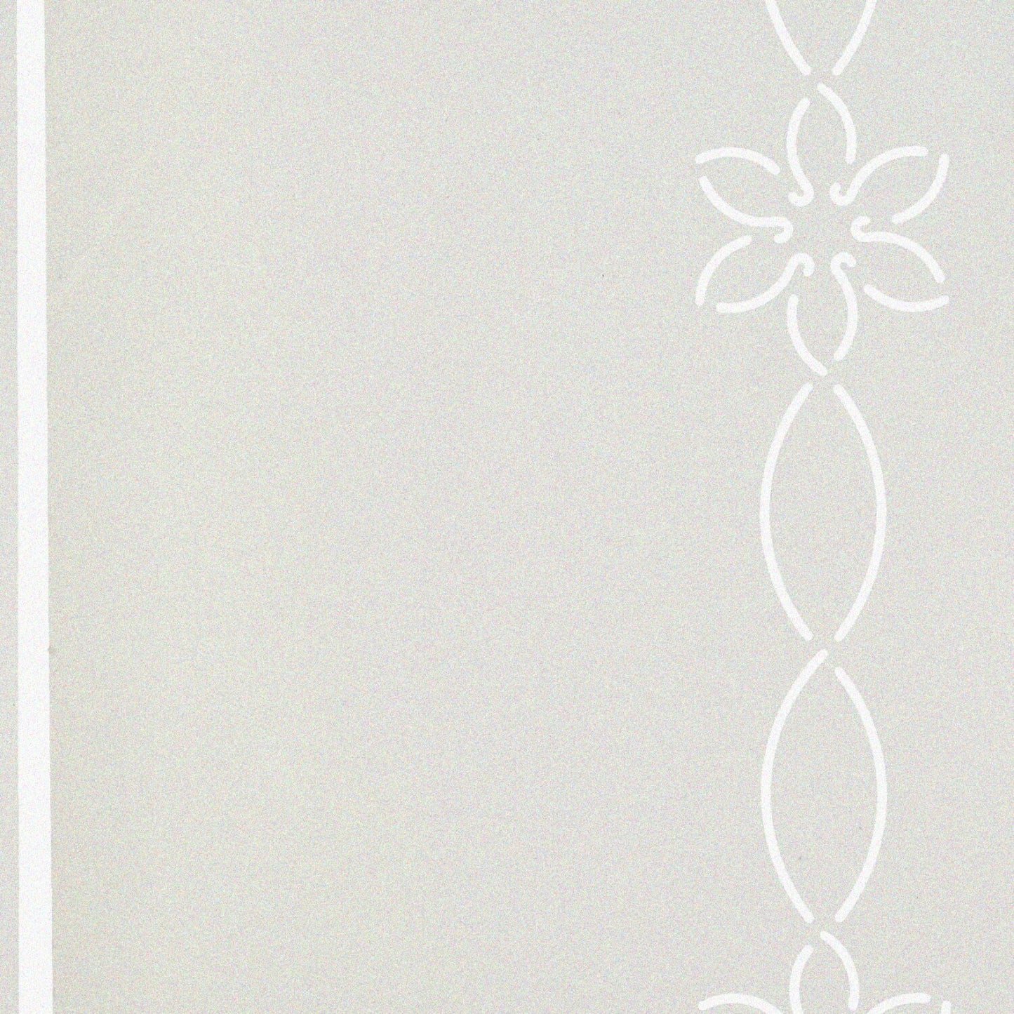Starflower Chain Border and Corner Quilt Stencils