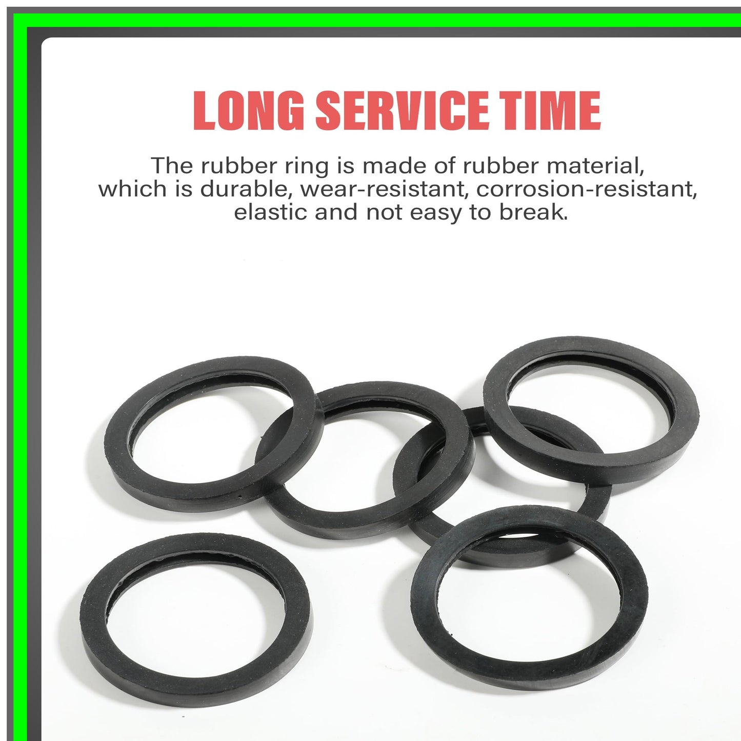 Universal Gas Can Spout Gasket Seals - Durable Rubber Replacement Rings