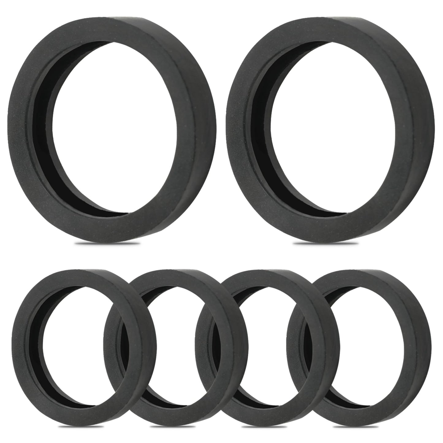 Universal Gas Can Spout Gasket Seals - Durable Rubber Replacement Rings