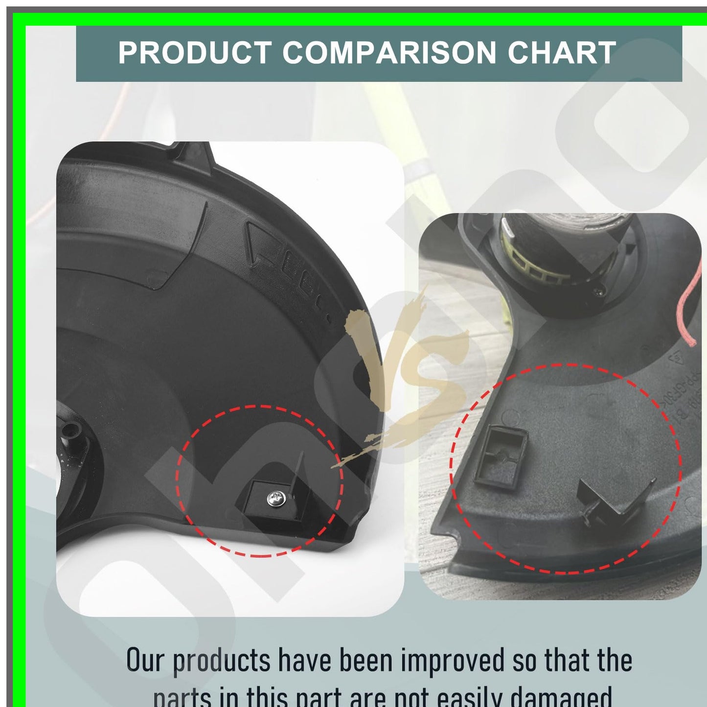 Gr Deflector Assembly for Ryobi Trimmers RY24021 RY40021 P2080