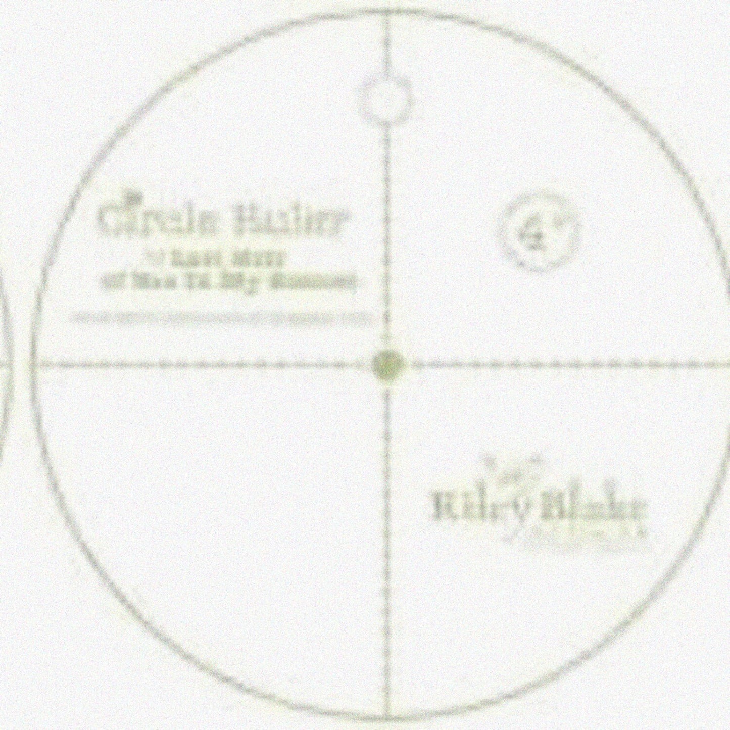 CrystalClear Circular Ruler Set 8", 10", 12"