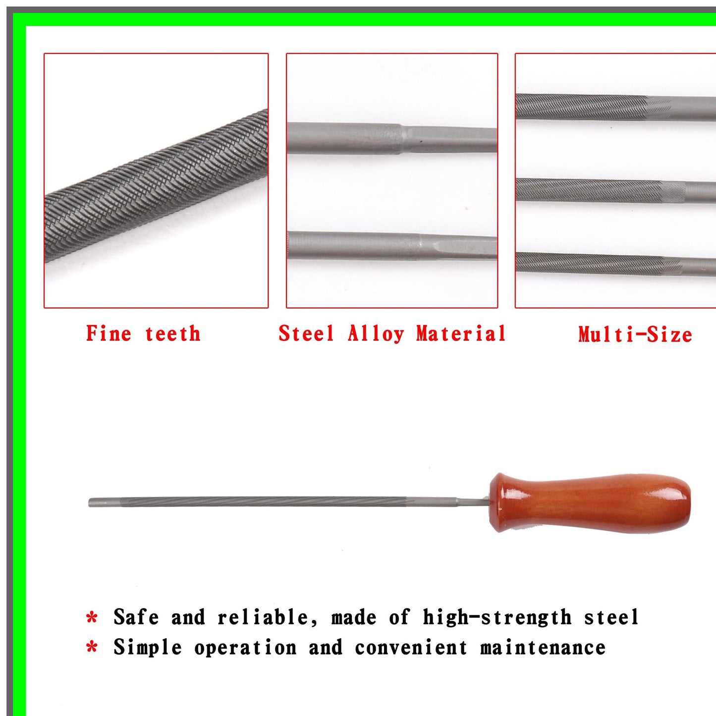 Chainsaw Sharpener Kit with Files and Travel Pouch for Precision Cutting