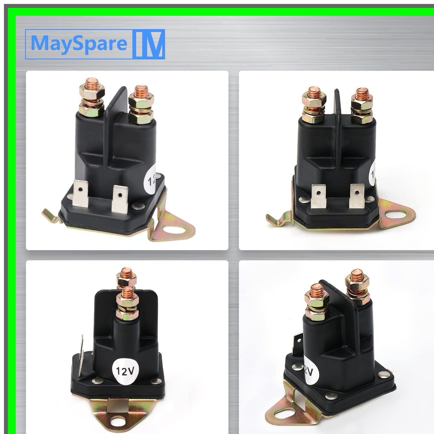 Husqvarna Lawn Tractor Starter Solenoid 12VDC Compatible MTD Troy Bilt