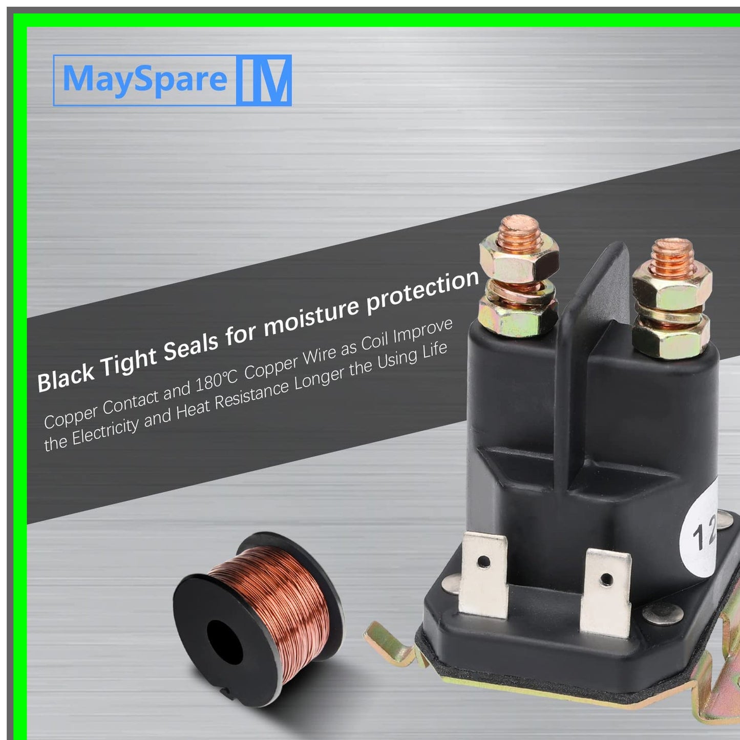 Husqvarna Lawn Tractor Starter Solenoid 12VDC Compatible MTD Troy Bilt