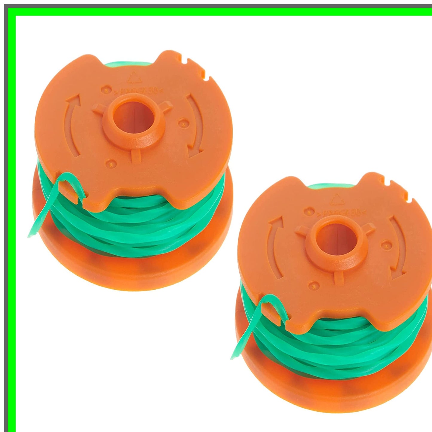 Dual Pack Trimmer Spools and Line for Efficient Lawn Care