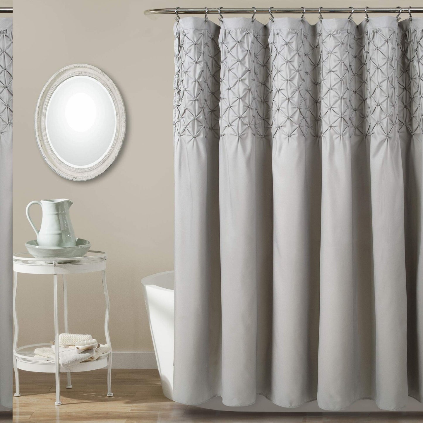 Bayview Shower Curtain 72" x 72" Gray