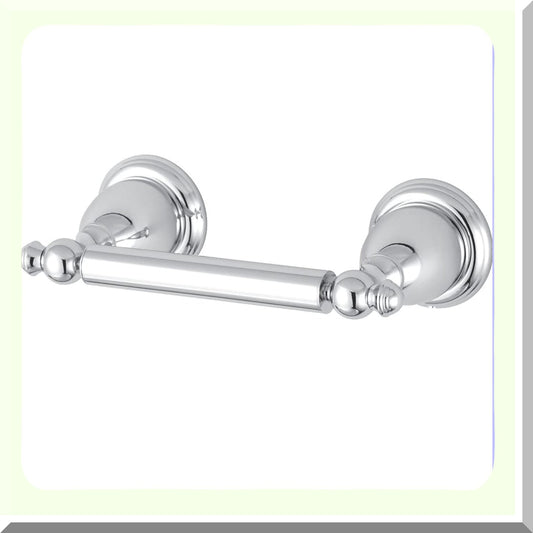 English Vintage Tet Paper Holder 8.5-Inch Polished Chrome