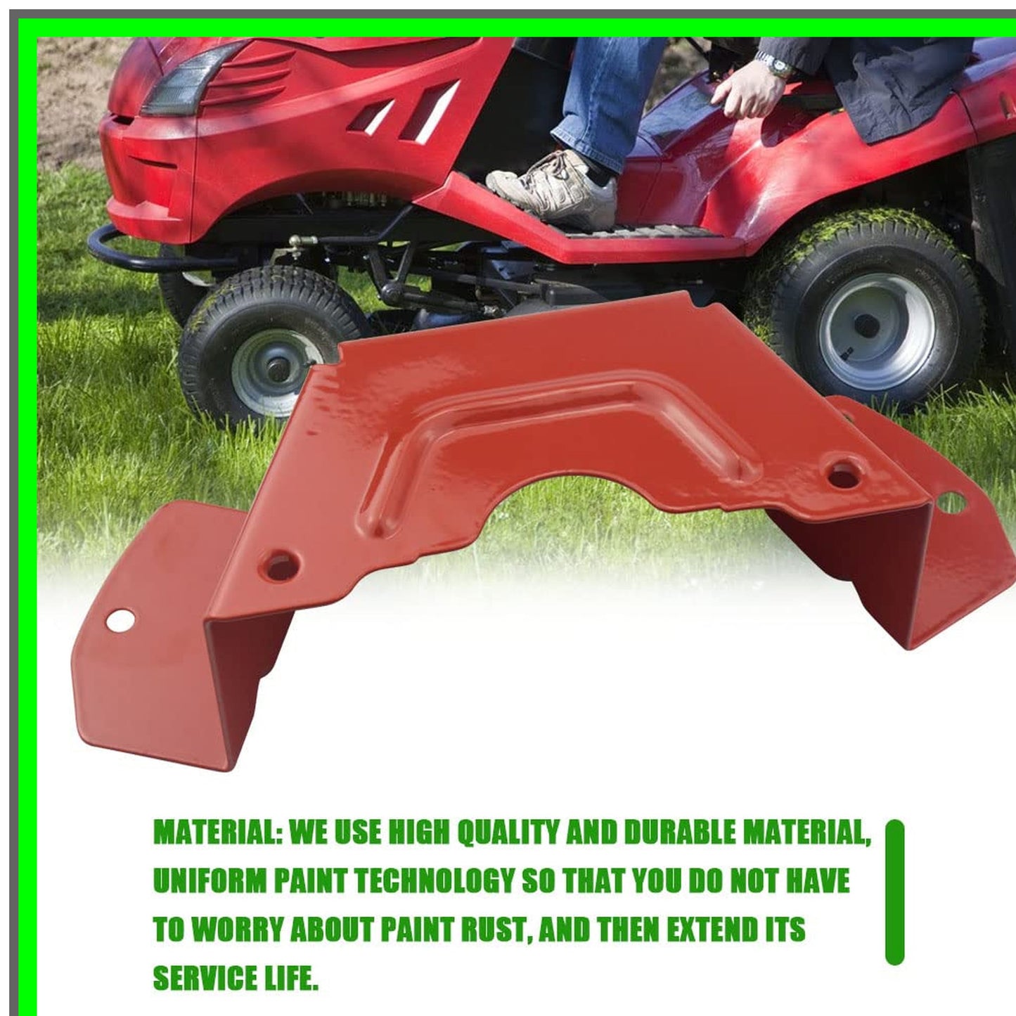 Deck Belt Cover Replacement for Troy-Bilt Lawn Mowers - Red 1 Piece