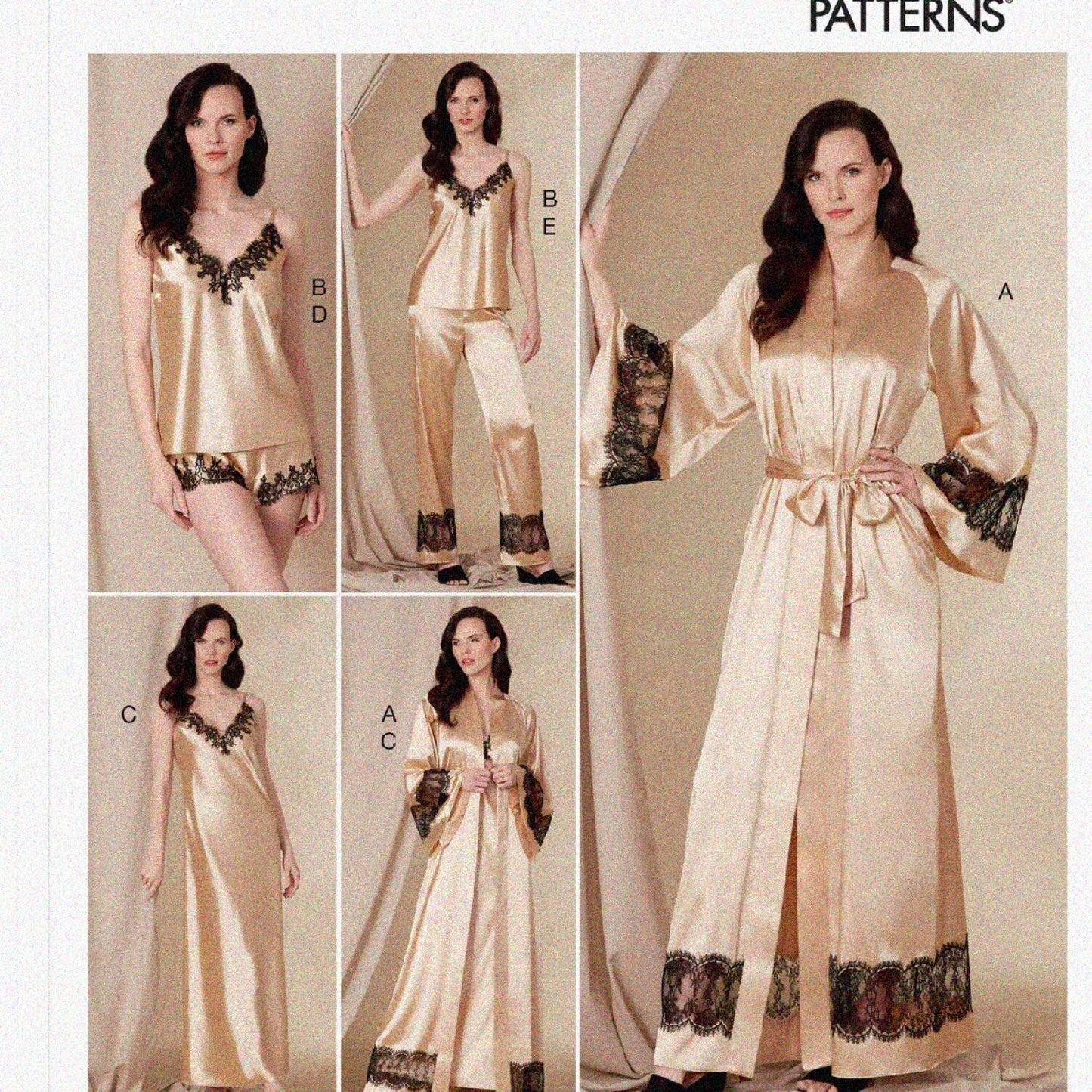 Misses' Wrap Robe and Loungewear Sewing Pattern Kit
