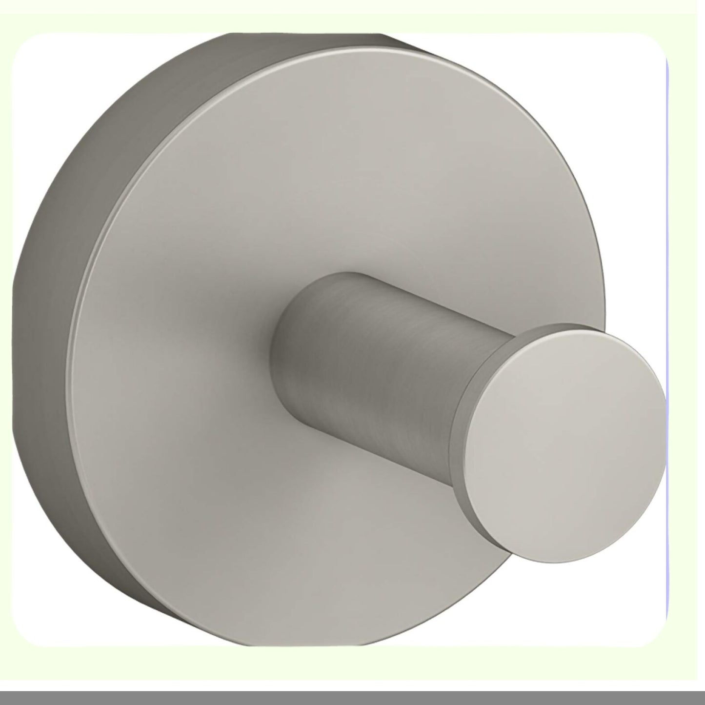 Elate Robe Hook Brushed Nickel