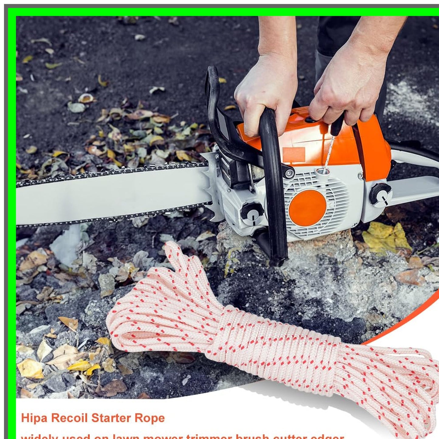 Durable 10-Meter Recoil Starter Rope for Lawn Mowers and Chainsaws