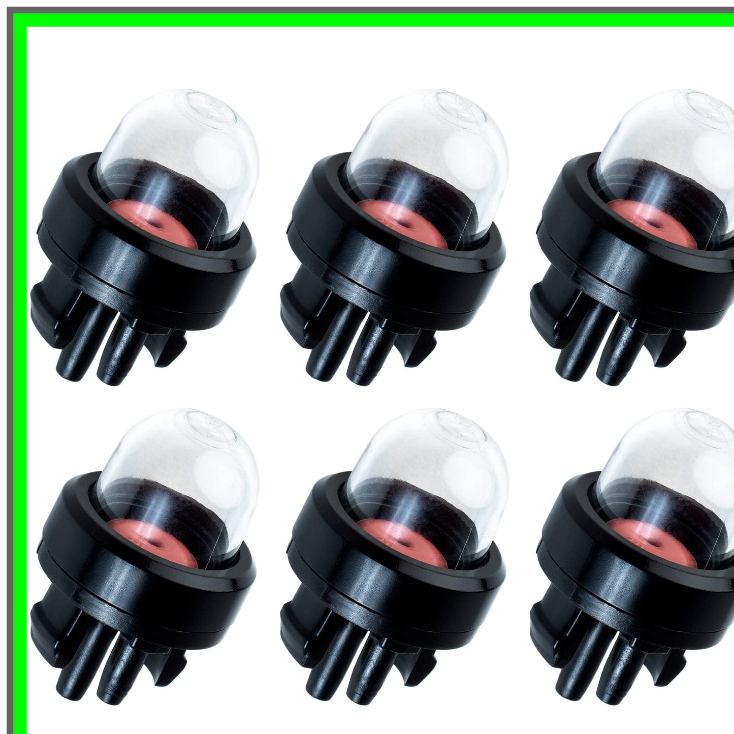 6-Pack 2-Cycle Primer Bulbs for Poulan Ryobi Homelite Small Engines