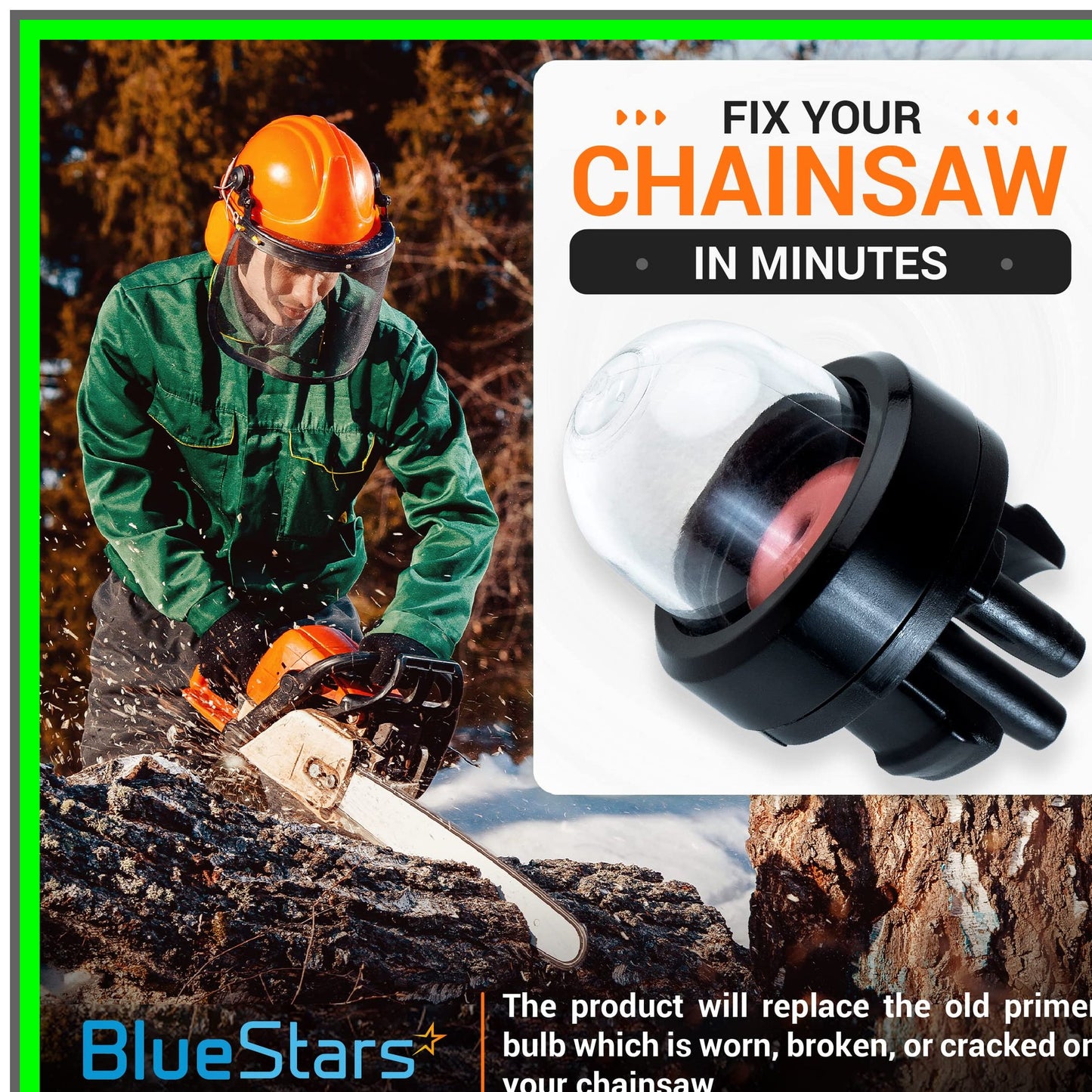 6-Pack 2-Cycle Primer Bulbs for Poulan Ryobi Homelite Small Engines