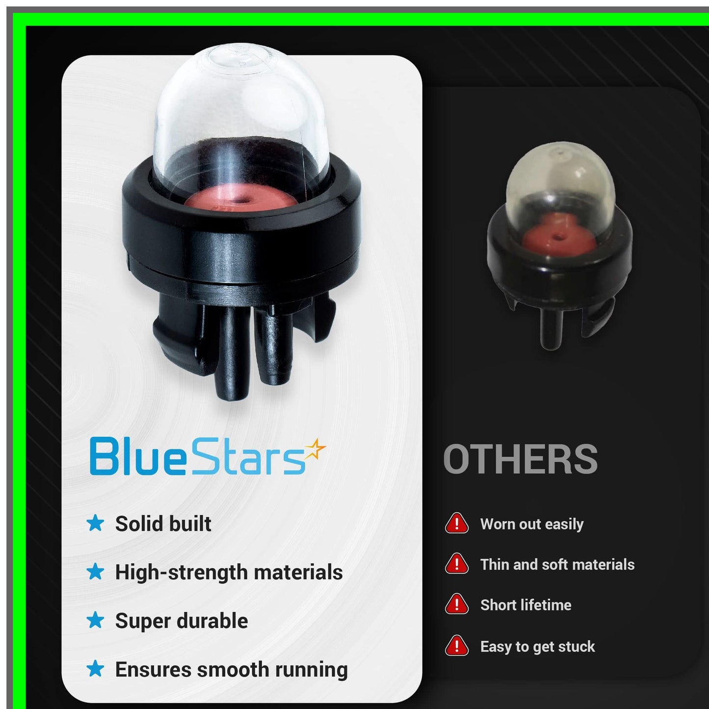 6-Pack 2-Cycle Primer Bulbs for Poulan Ryobi Homelite Small Engines