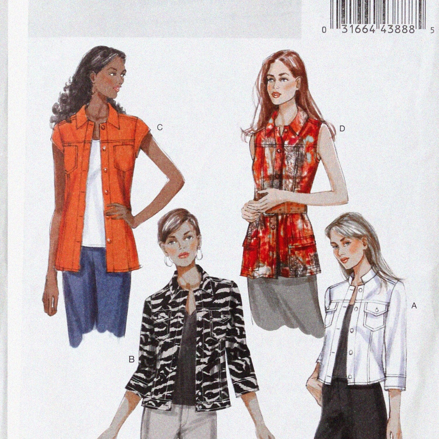 Misses' Jacket Pattern E5 14-22