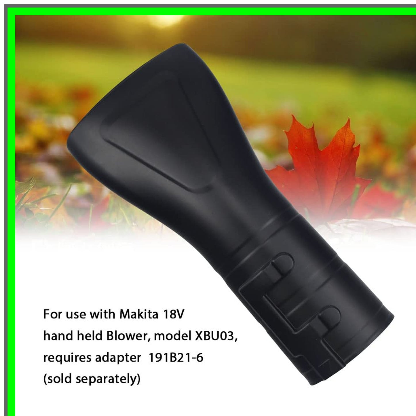 Flat End Nozzle for 18V X2 36V Handheld Blower XBU03 XBU02Z Compatibility