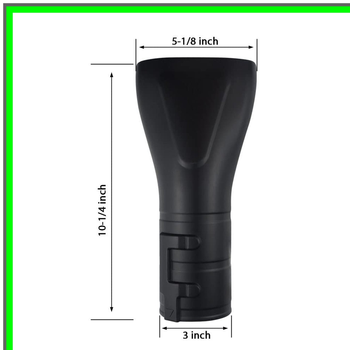 Flat End Nozzle for 18V X2 36V Handheld Blower XBU03 XBU02Z Compatibility