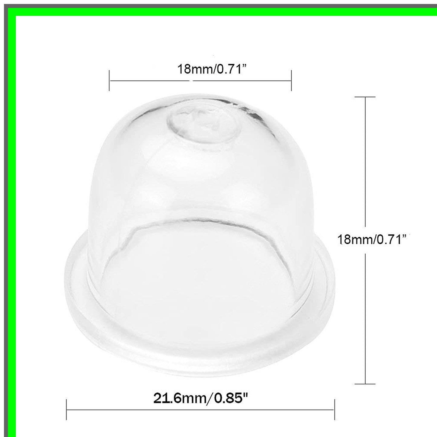 3pc Chainsaw Primer Bulb Set for Homelite Ryobi Poulan McCulloch Carburetors