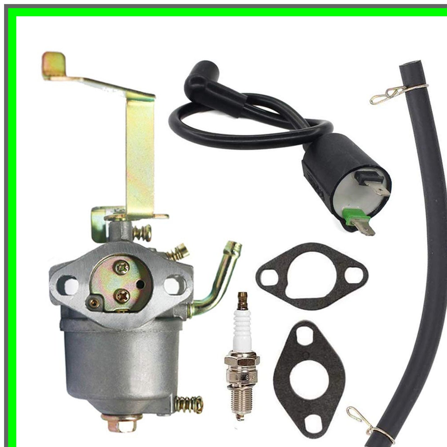 Carburetor Ignition Coil Spark Plug Kit for Harbor Freight Generators